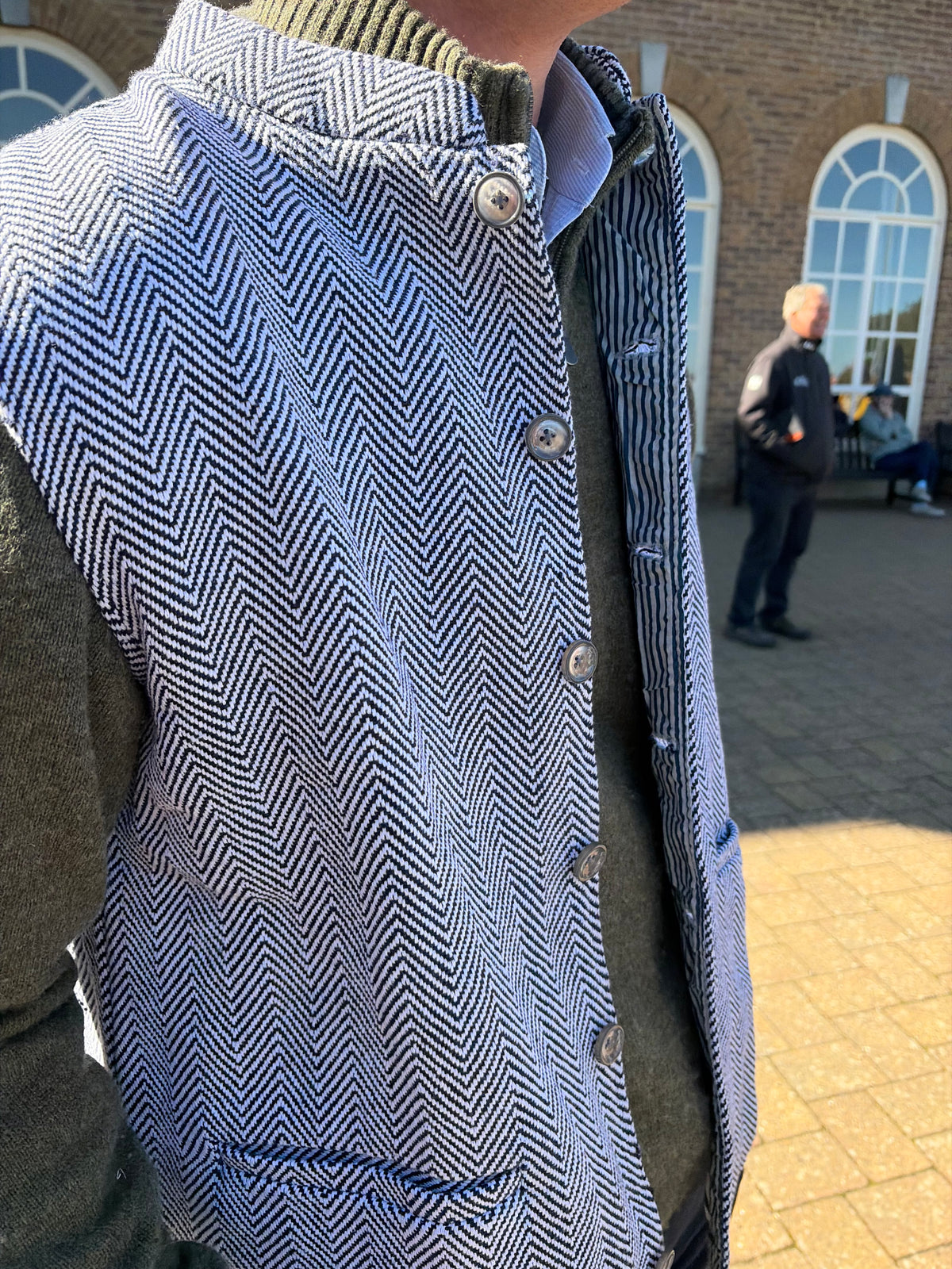 Navy Kantha Gilet